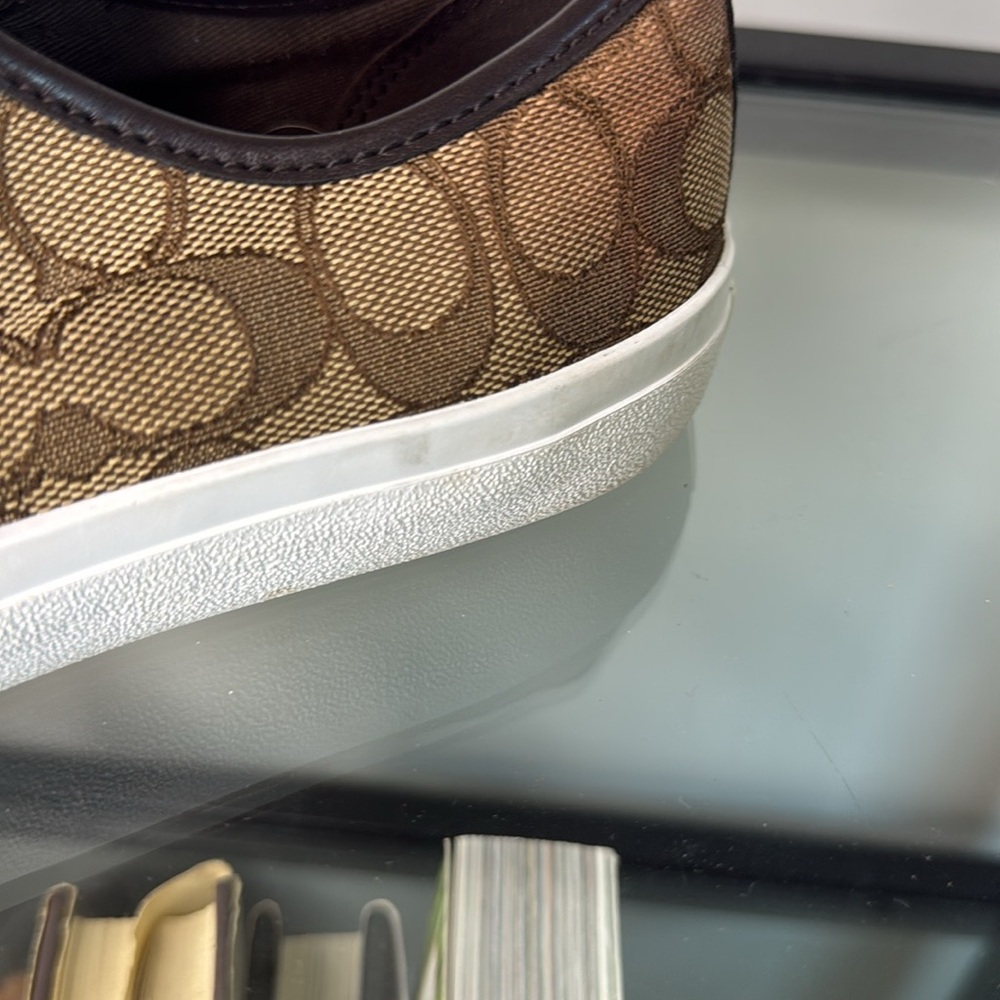 Classic COACH Empire Signature Logo Sneakers 7.5 - Picture 2 of 9